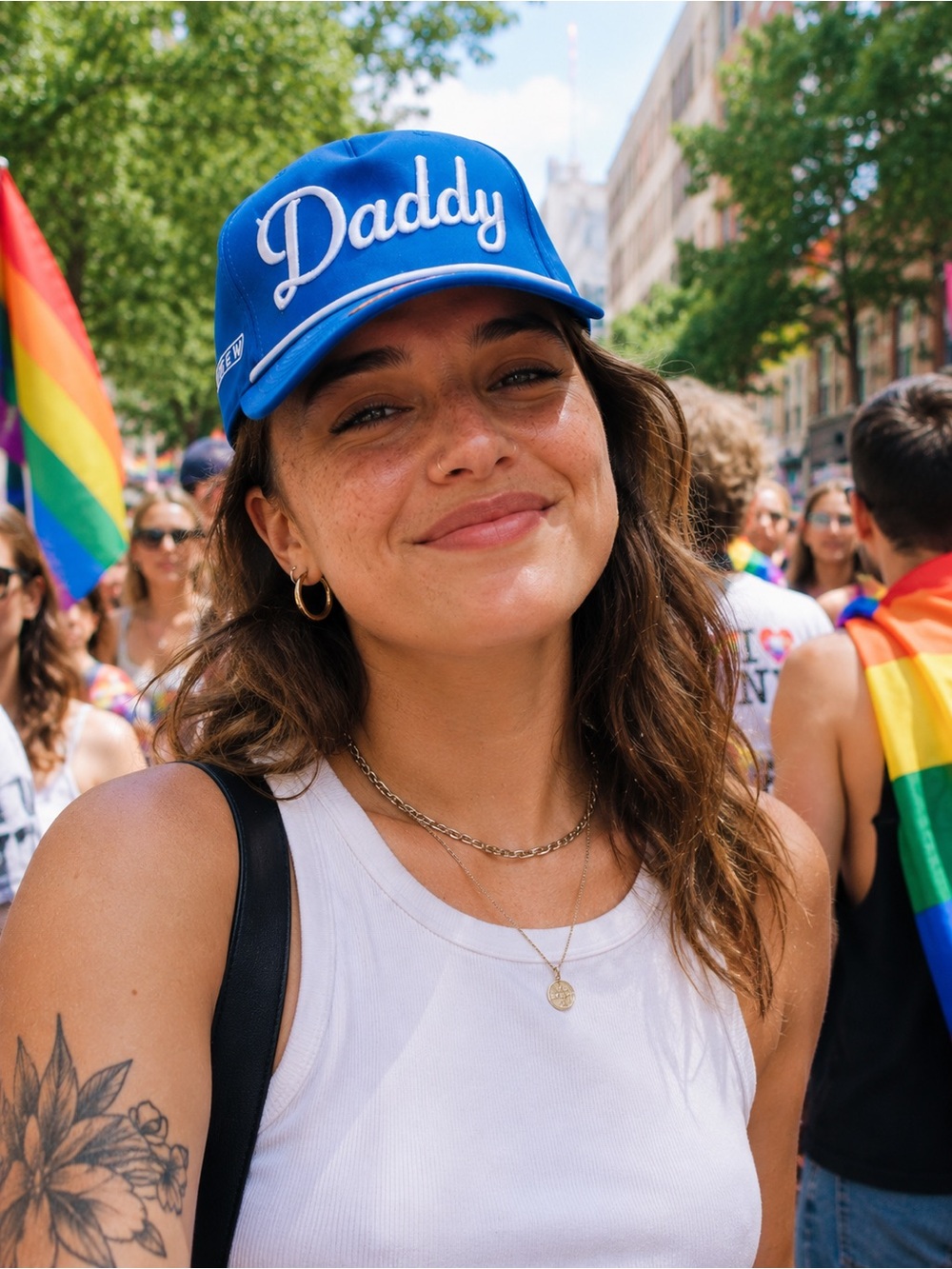 PRIDE Unisex "Daddy" Embroidered Trucker Hat
